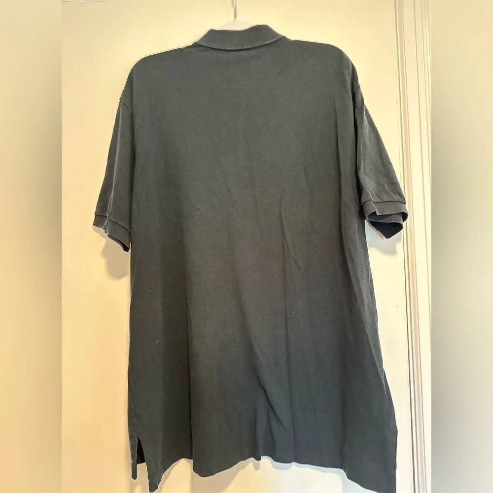 Vintage 90s Polo Ralph Lauren Mens Sz: XXL Black Polo Top. Red Pony.